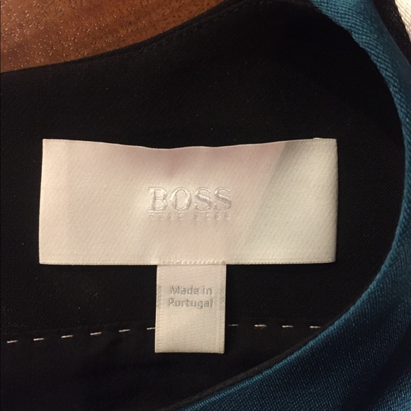 Sold Boss Hugo Boss Dastrina Stripe Dress Size 0 - Picture 6 of 8